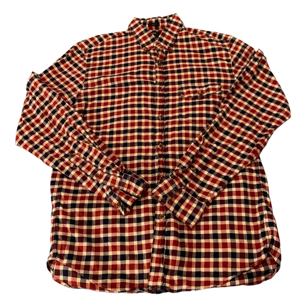 J.Crew Brushed Twill flannel button down shirt